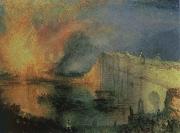 J.M.W. Turner the burning of the houses of lords and commons,october 16,1834 oil painting
